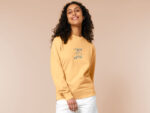 Skateboarding Cat Embroidered Organic Cotton T-shirt Sweater or Hoodie - Image 7