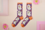 Ghosts Cotton Crew Socks | Cute Knitted Halloween Socks - Image 2