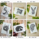 Pick Your Own Mini Greeting Card Set: Blank A7 Nature Illustration Notecards - Image 2