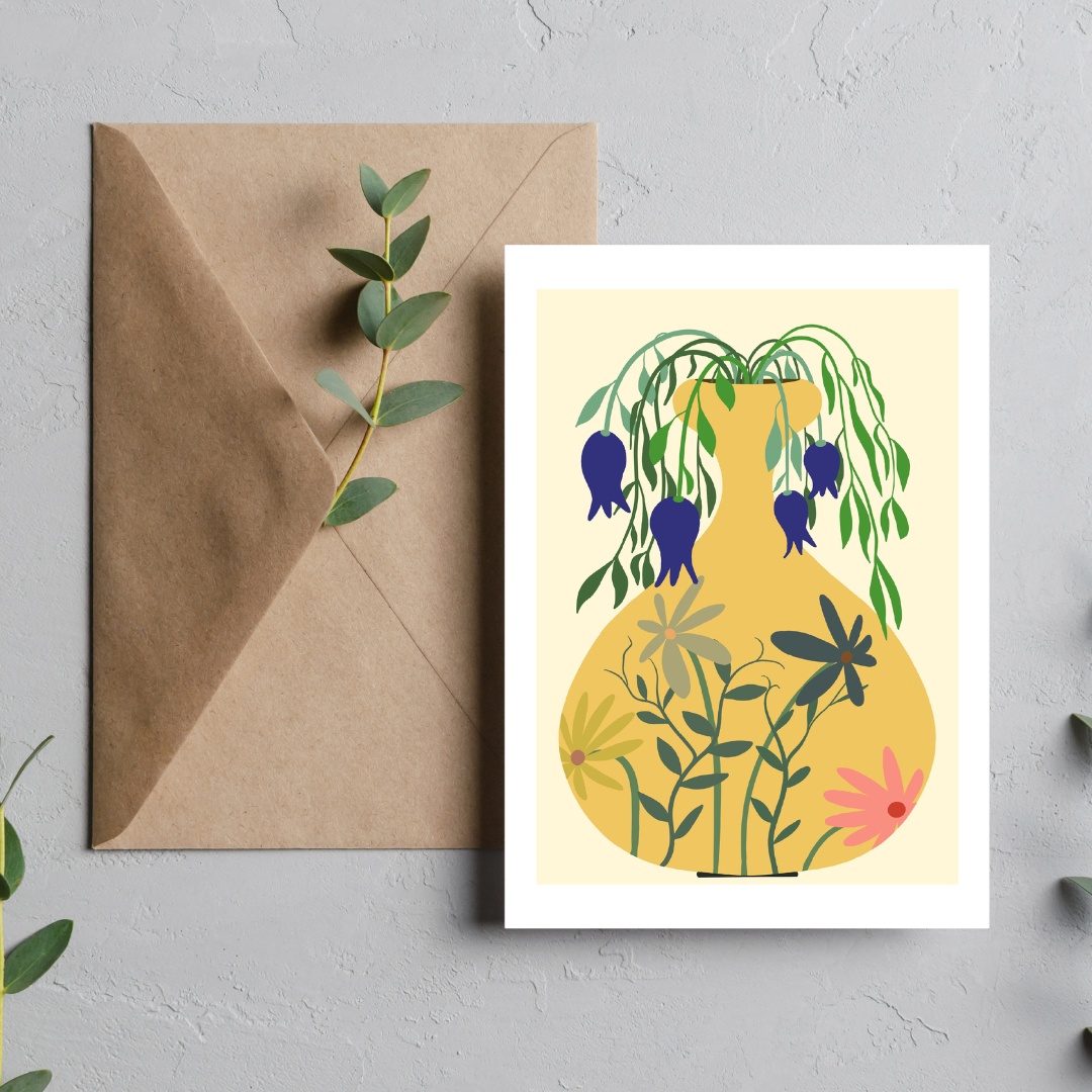 2.png Sunlit Blossoms Greeting Card - Image 1