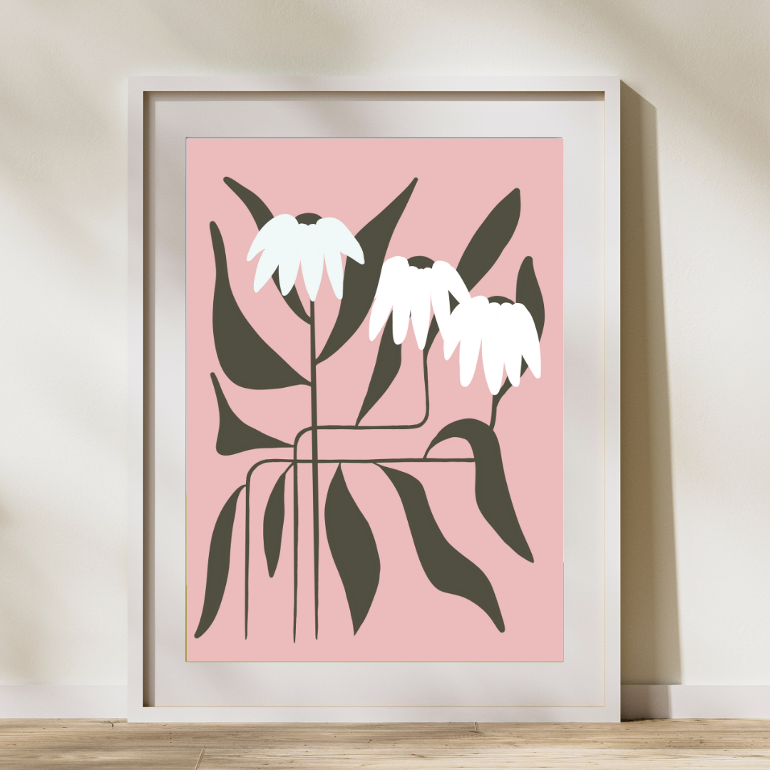 Brown-Picture-Frame-Mockup-Instagram-Post-1.png White Blossoms - Image 1