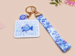 Buy A Man Eat Fish Lanyard Keychain: Funny Meme Keyring