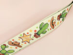 Cowboy Cactus Lanyard: Western Cowgirl Fabric ID Badge Holder - Image 6
