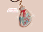 Emotional Support Shrimp Shaker Keychain: Funny Fidget Animal Keycahin - Image 2