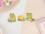 Frogs Sticker Sheet Pack: Cute Animal Planner Stationary Set - Image 4