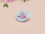So You're Telling Me A Shrimp Fried This Rice Badge: Cute Funny Prawn Meme Pin - Image 4