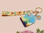 Uh Oh Asteroid Dinosaur Lanyard Keychain: Funny Dino Meme Keyring - Image 2
