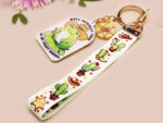 First Rodeo Cowboy Frog Lanyard Keychain: Cute Animal Keyring - Image 3