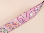 Worms On A String Lanyard: 90s Nostalgia Cute Fabric Strap - Image 6