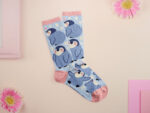 Baby Penguin Cotton Crew Socks | Quirky Animal Pattern - Image 6