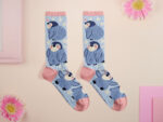 Baby Penguin Cotton Crew Socks | Quirky Animal Pattern