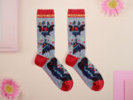 Mothman Fanclub Cotton Crew Socks | Cryptid Design