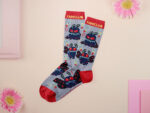 Mothman Fanclub Cotton Crew Socks | Cryptid Design - Image 5