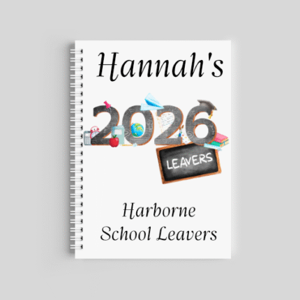 2026 School Leavers Notebook, autograph book