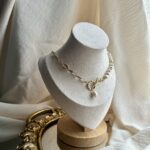 Freshwater Pearl Asymmetric Chain Necklace - Image 4